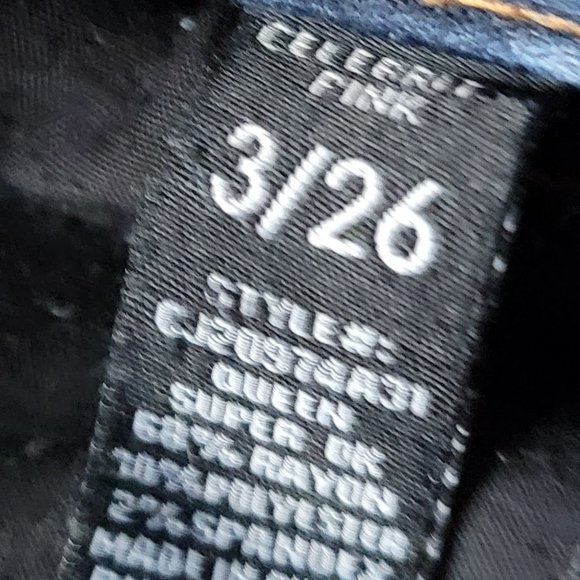 SUPER STRETCHY Celebrity Pink Skinny Jeggings Size 3 - Picture 7 of 8